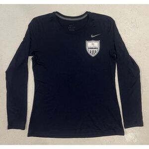Nike Dri Fit‎ Women's Long Sleeve Columbia College Cougars Shirt Size M Blue
